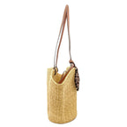 Loewe Shell Basket Tote Bag Straw Leather — view 3