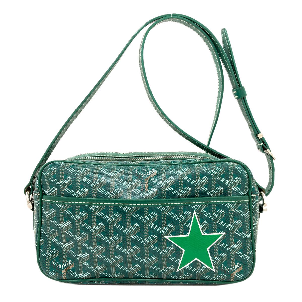 Goyard Cup Vert PM Star Print Long Shoulder
