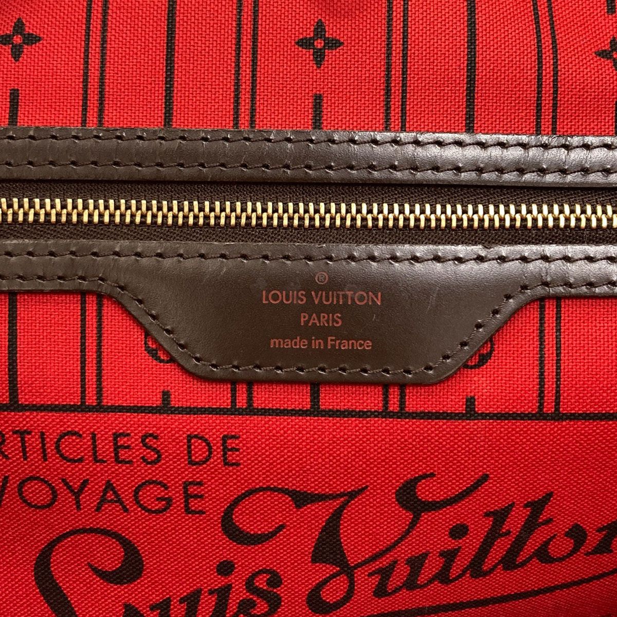 Louis Vuitton Neverfull PM Tote Bag Damier Canvas — view 6