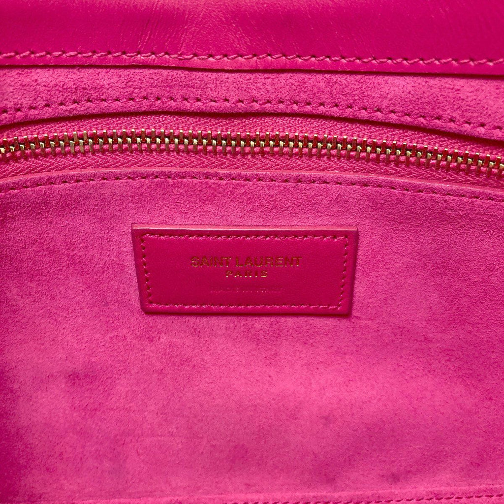 Saint Laurent Cassette Cassandra Handbag Calfskin — view 6