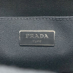 Prada Canapa Mini Leopard Print 2-Way Handbag Canvas — view 6