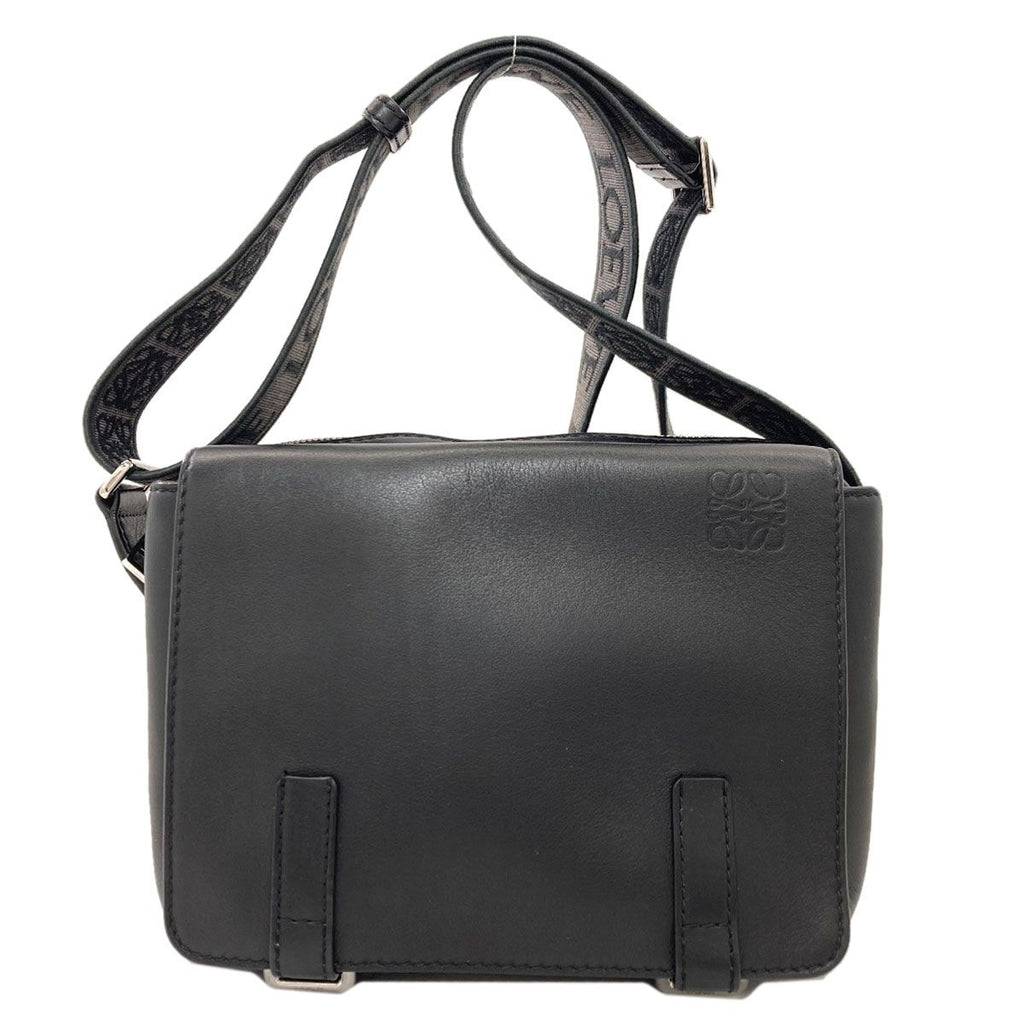 Loewe Long Shoulder Military Messenger Bag Calfskin