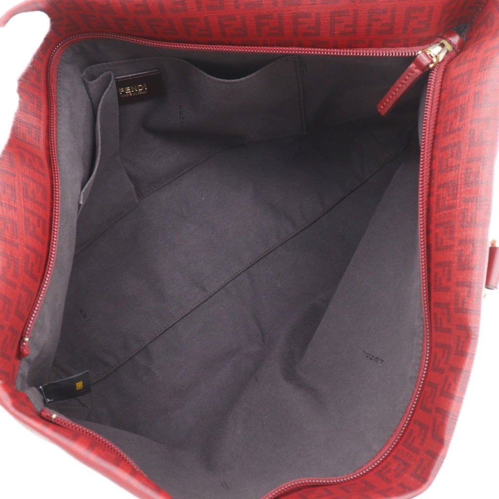 Fendi Zucchino Red Tote Bag — view 6