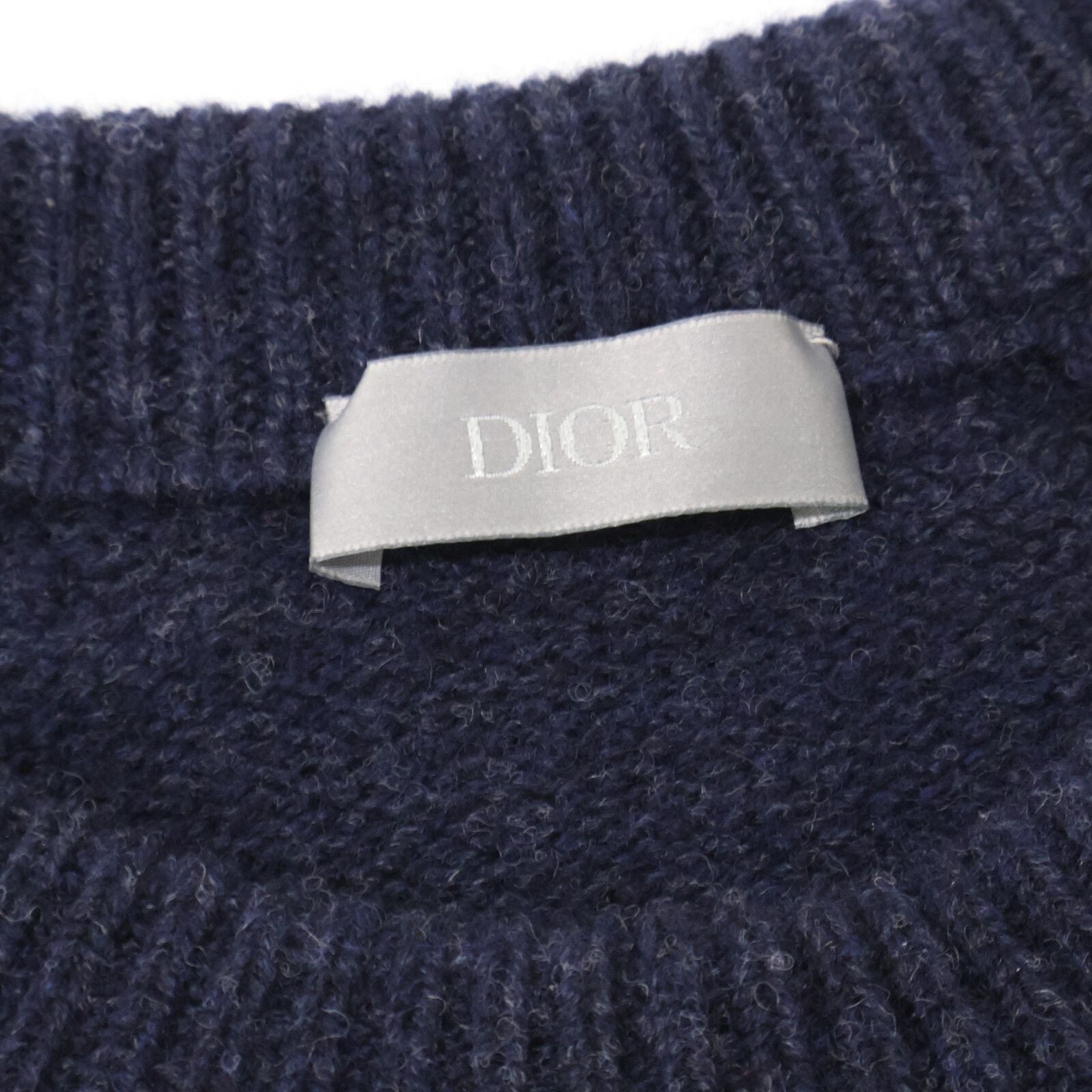 Dior Homme Atelier Embroidery Crew Neck Knit Sweater — view 3