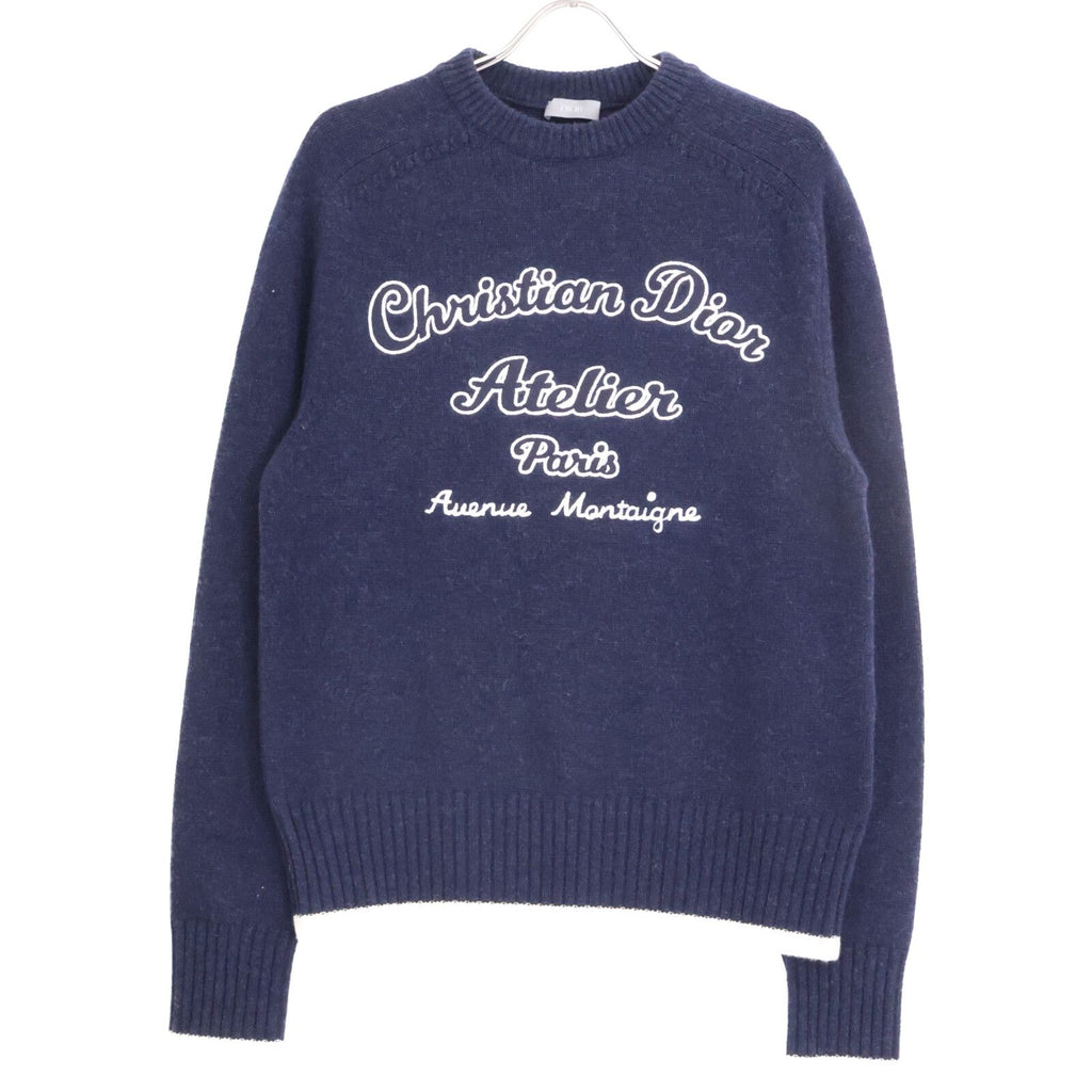 Dior Homme Atelier Embroidery Crew Neck Knit Sweater