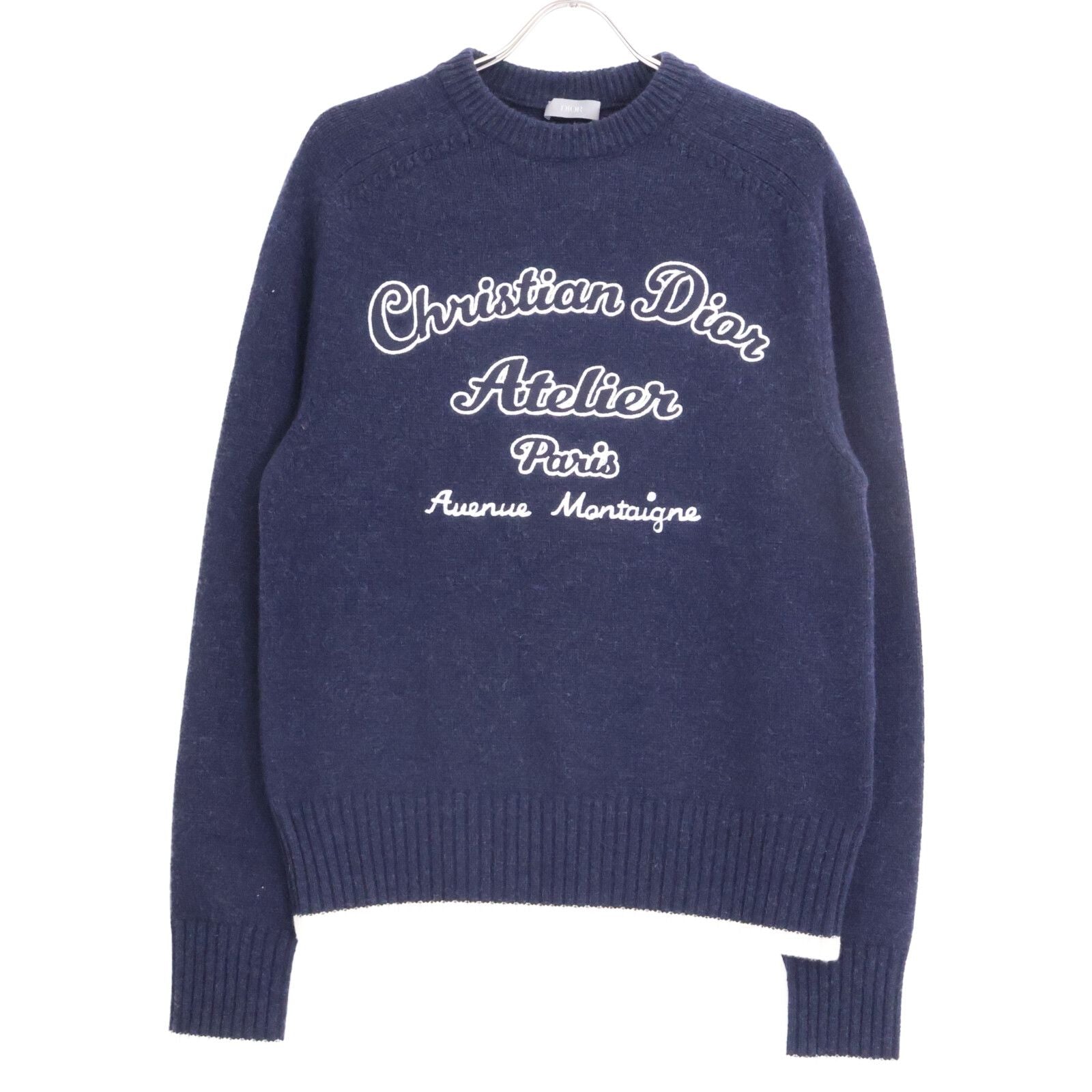 Dior Homme Atelier Embroidery Crew Neck Knit Sweater