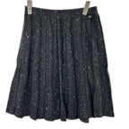 Chanel Wool Pleated Skirt 38
