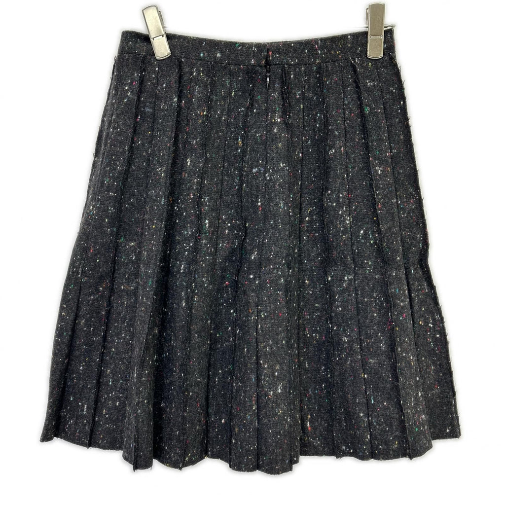 Chanel Wool Pleated Skirt 38 — view 2