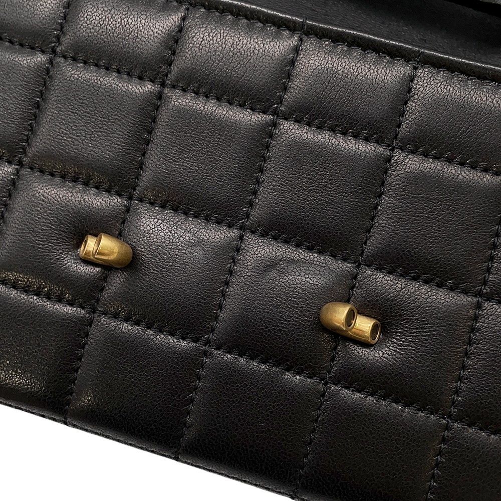 Saint Laurent Paris Chain Wallet le Maillon Lambskin Black Shoulder Bag — view 8