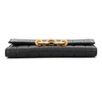 Saint Laurent Paris Chain Wallet le Maillon Lambskin Black Shoulder Bag — view 3
