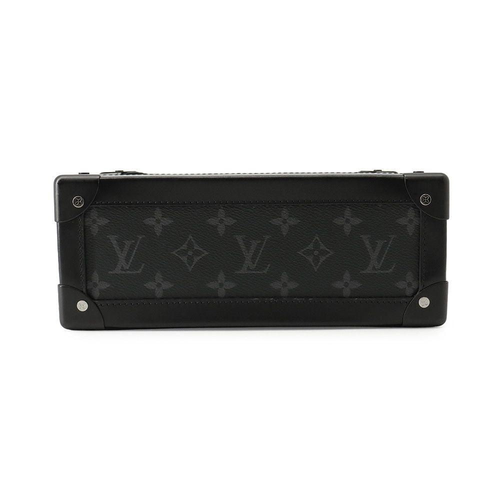 Louis Vuitton Shoulder Bag Monogram Eclipse Soft Trunk Black — view 3