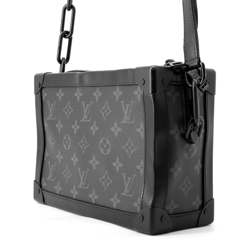 Louis Vuitton Shoulder Bag Monogram Eclipse Soft Trunk Black — view 2