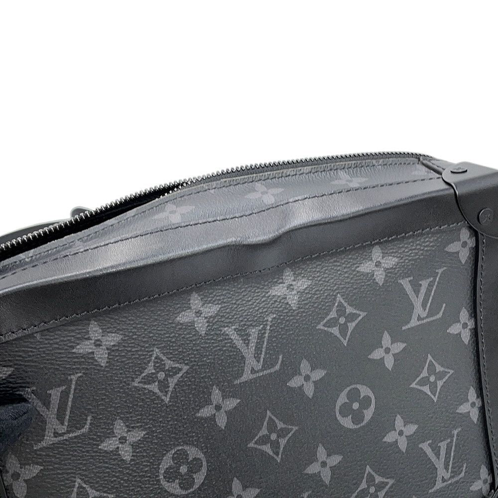 Louis Vuitton Shoulder Bag Monogram Eclipse Soft Trunk Black — view 6
