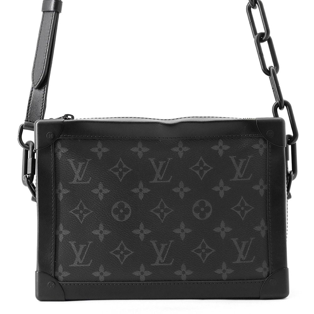 Louis Vuitton Shoulder Bag Monogram Eclipse Soft Trunk Black