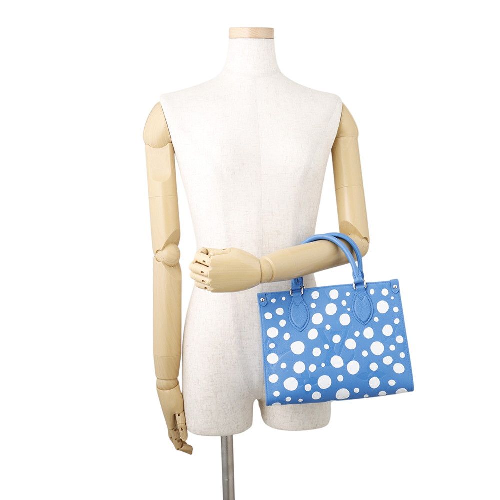 Louis Vuitton Handbag Monogram Empreinte LV Yk On The Go PM 2-Way Yayoi Kusama — view 4