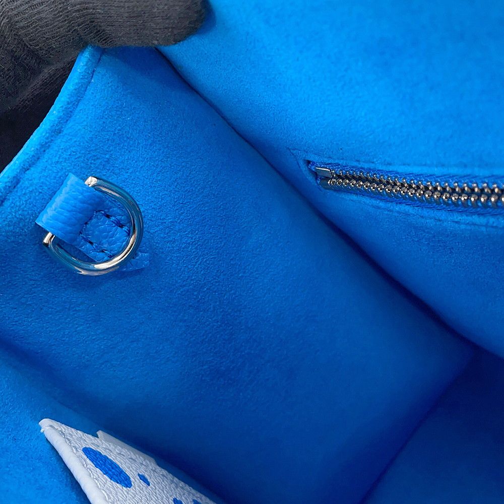 Louis Vuitton Handbag Monogram Empreinte LV Yk On The Go PM 2-Way Yayoi Kusama — view 8