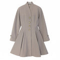 Dior Miss Wool Coat a Line Flare M Beige