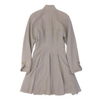 Dior Miss Wool Coat a Line Flare M Beige — view 3