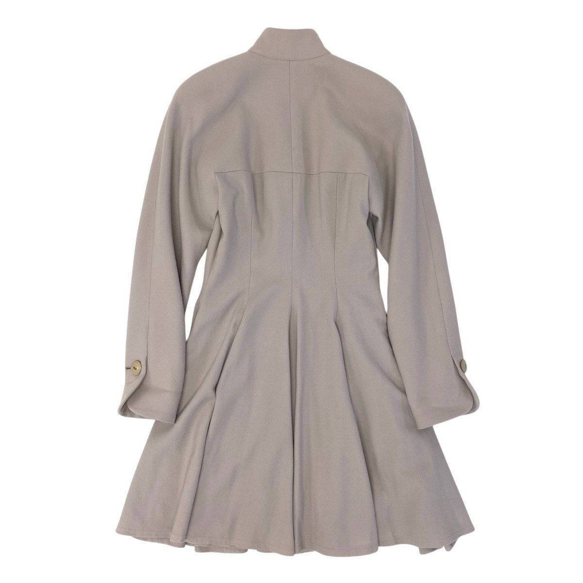 Dior Miss Wool Coat a Line Flare M Beige — view 3