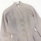 Dior Miss Wool Coat a Line Flare M Beige — view 4