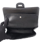 Chanel Chain Shoulder Bag 2.55 Blanc Aged Calf Leather Black — view 7