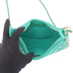 Chanel Chain Shoulder Bag Quilted Small Hobo CC Logo Lambskin — view 5