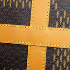 Louis Vuitton Boston Bag Damier Ebene Giant Monogram Keepall Bandouliere 50 — view 5