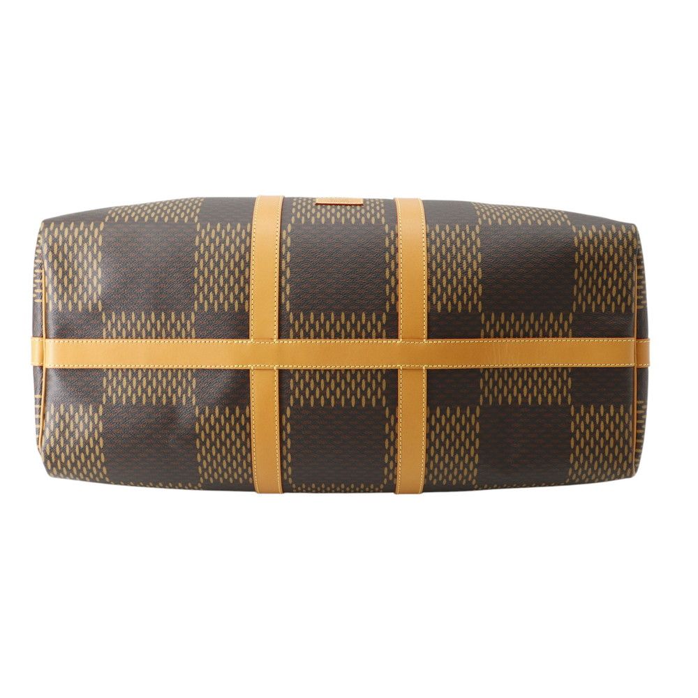 Louis Vuitton Boston Bag Damier Ebene Giant Monogram Keepall Bandouliere 50 — view 3