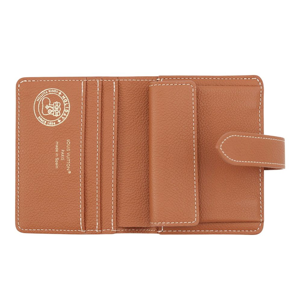 Louis Vuitton Bifold Wallet Calf Leather Portefeuille Lowkey Compact — view 4