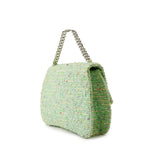 Chanel Handbag CC Logo Jumbo CC Tweed Chain Handle — view 2