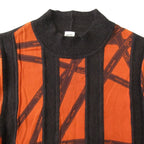 Hermes Bolduc Cashmere Silk Contrast Sleeveless Knit Sweater Top SM Dark Brown — view 3