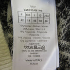 Dior Plaid Mohair Knit Polo Shirt Sweater 46 White Black — view 5