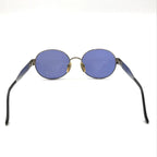Chanel Logo Sunglasses Eyewear Blue Silver — view 4