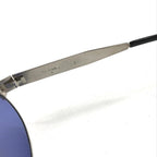 Chanel Logo Sunglasses Eyewear Blue Silver — view 7