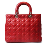 Dior Lady Dior Large Handbag Lambskin Leather — view 2