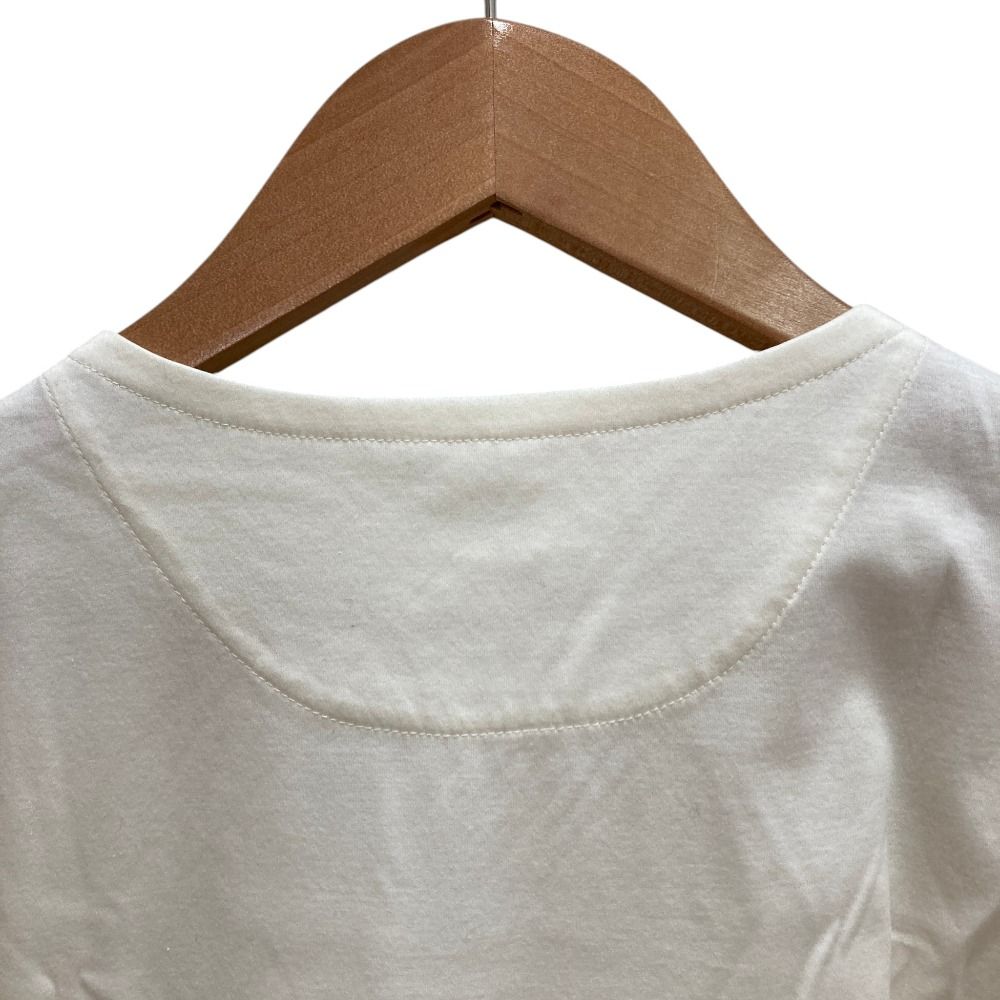 Hermes Chest Pocket Embroidery T-Shirt Off White — view 5