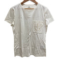 Hermes Chest Pocket Embroidery T-Shirt Off White
