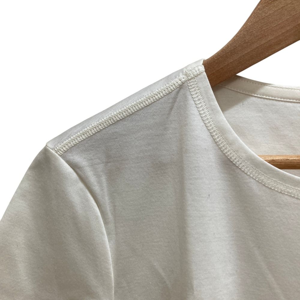 Hermes Chest Pocket Embroidery T-Shirt Off White — view 2