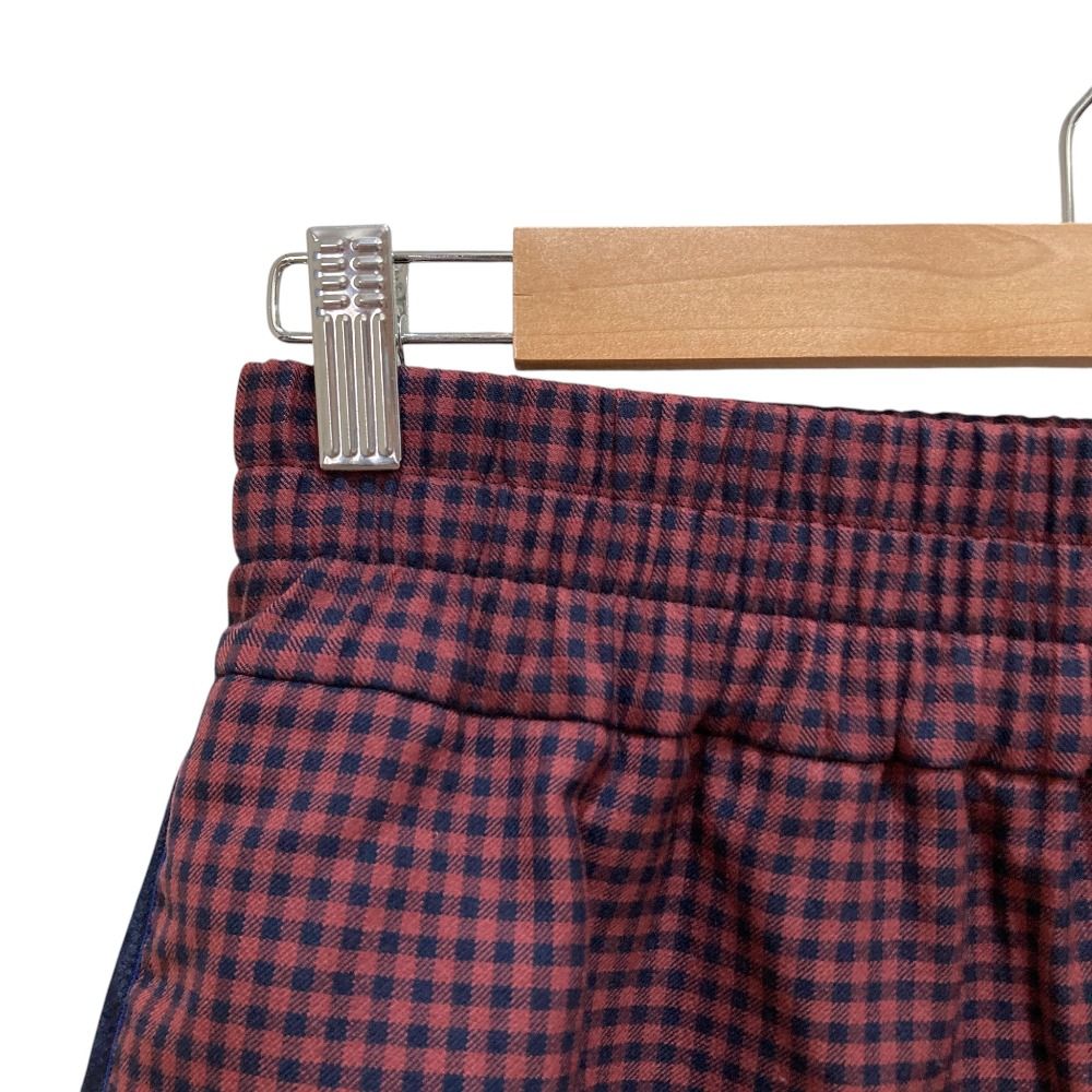 Fendi Gingham Check Shorts 36 Navy — view 2