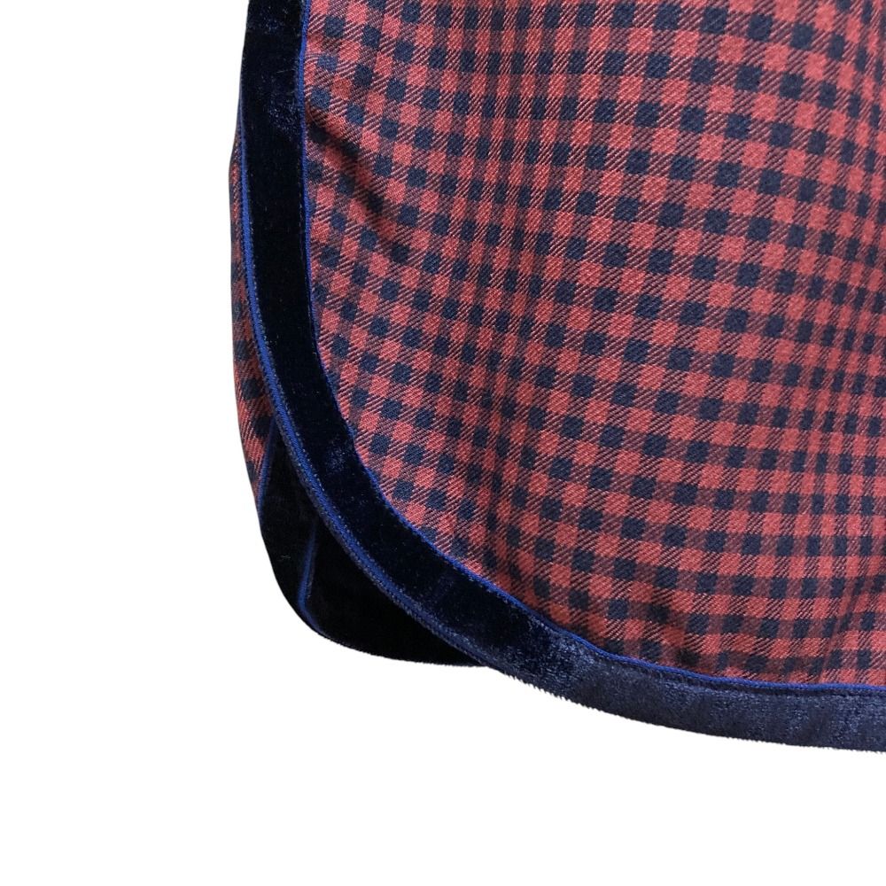 Fendi Gingham Check Shorts 36 Navy — view 3