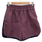 Fendi Gingham Check Shorts 36 Navy