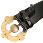 Chanel Gripoix Buckle Patent Leather Belt 75 30 Black — view 6