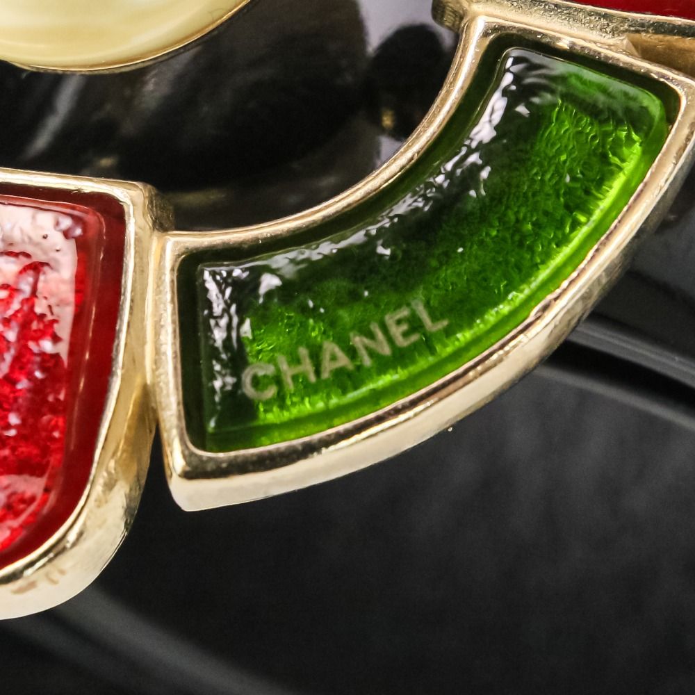 Chanel Gripoix Buckle Patent Leather Belt 75 30 Black — view 8