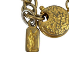 Saint Laurent Vintage Large Heart Necklace Gold Plated — view 6