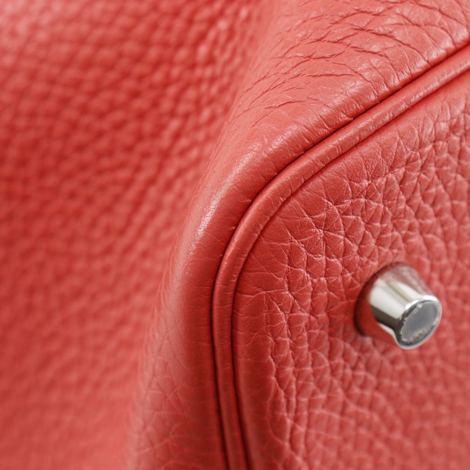 Hermes Picotin Lock 22 Taurillon Clemence Pink C Handbag — view 4
