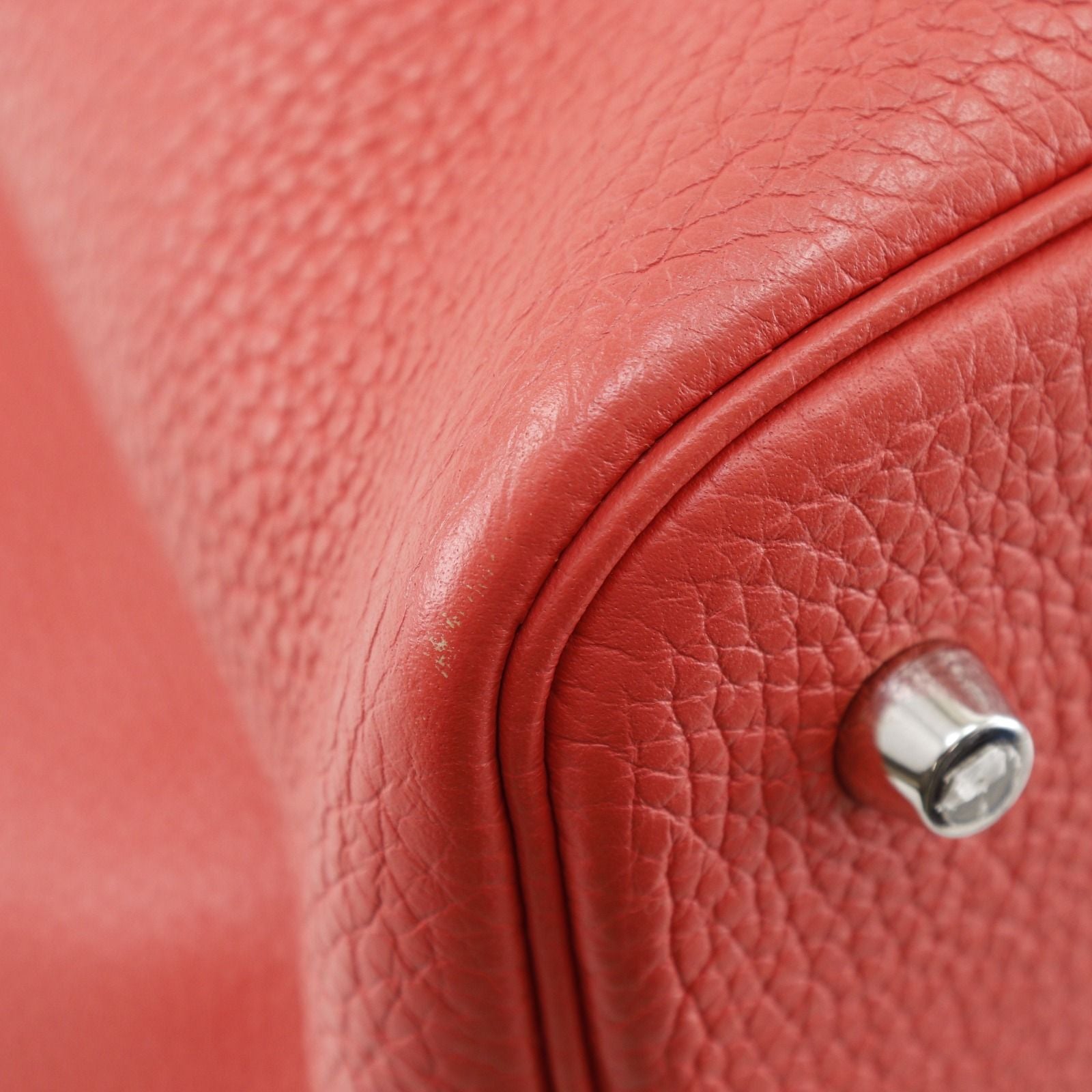 Hermes Picotin Lock 22 Taurillon Clemence Pink C Handbag — view 6