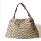 Gucci GG Canvas Tote Bag Beige Pink — view 2