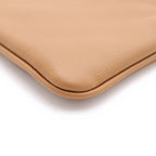 Prada Soft Gray Mini Shoulder Bag Camel Brown Leather Gold — view 5