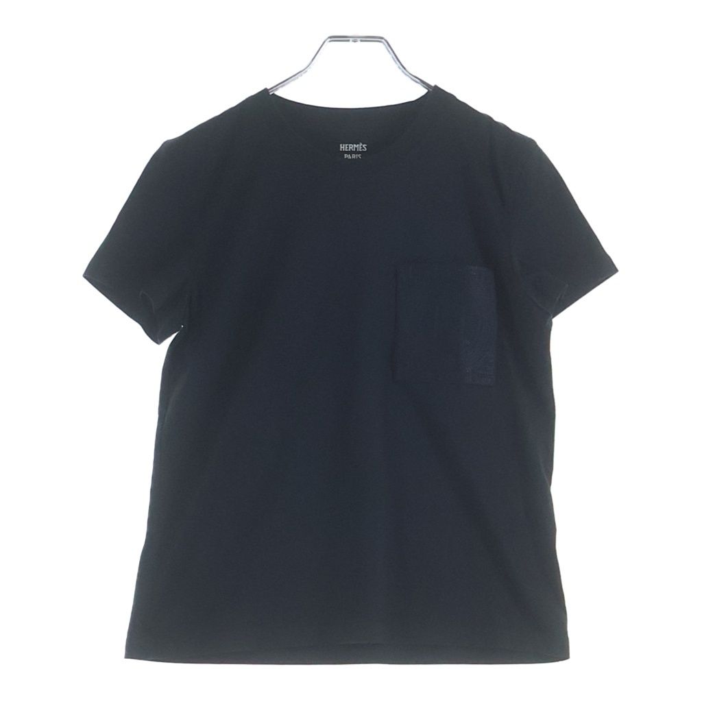 Hermes Pocket T-Shirt Cotton Black 36