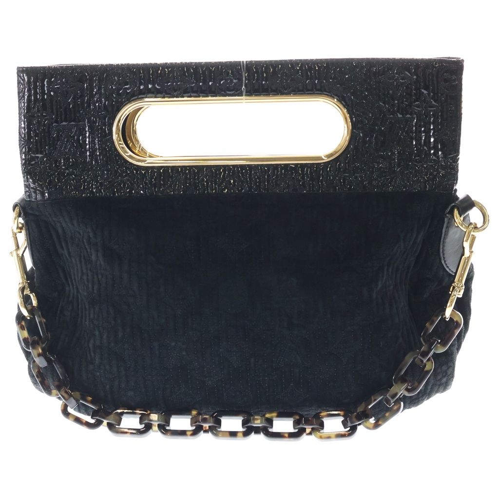 Louis Vuitton Monogram Motade Before Dark 2-Way Chain Shoulder Bag Black